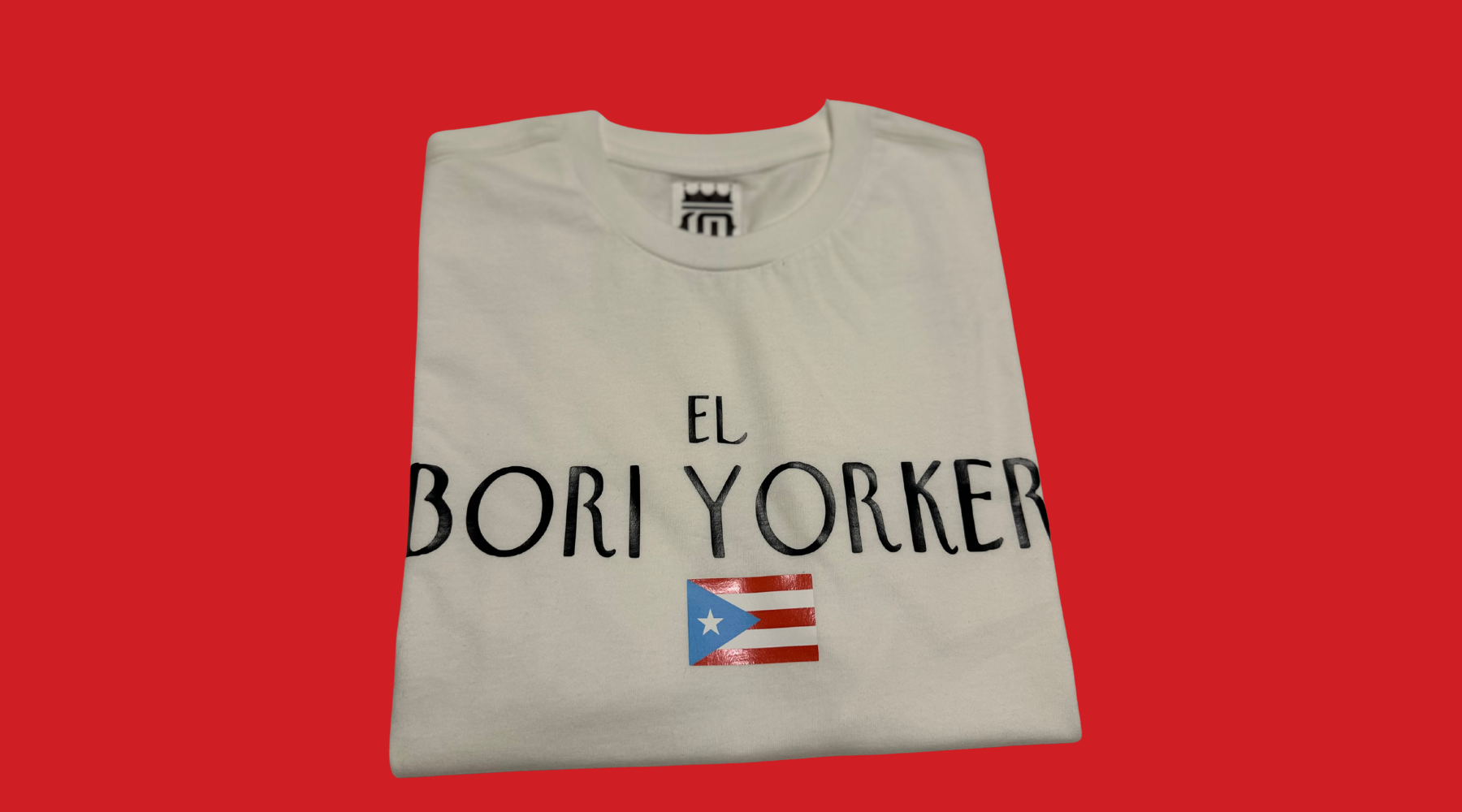 "El Bori Yorker" Classic White Tee